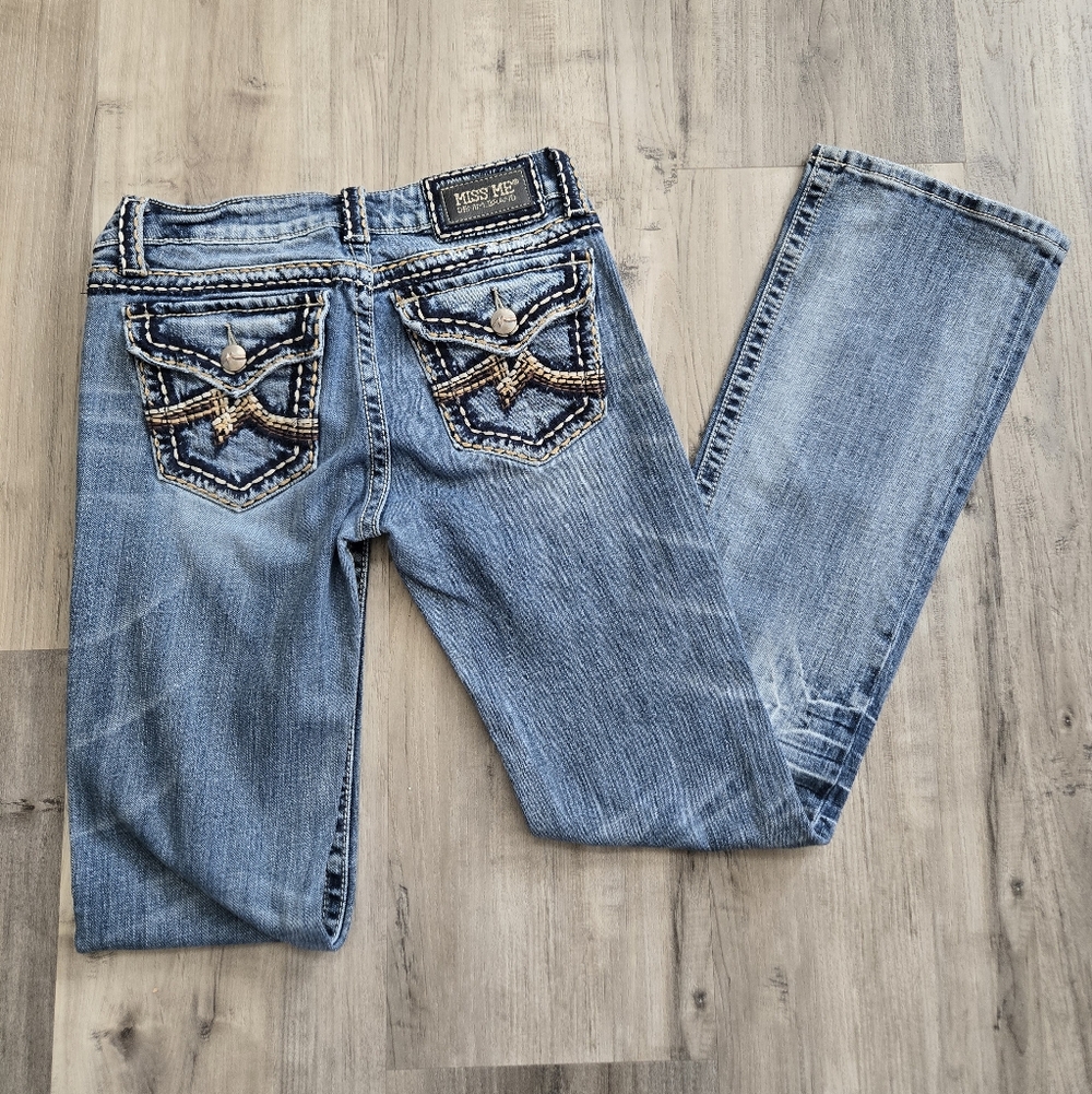 Miss Me Denim Brand Iren Bootcut Jeans Sz 29 - Picture 8 of 12